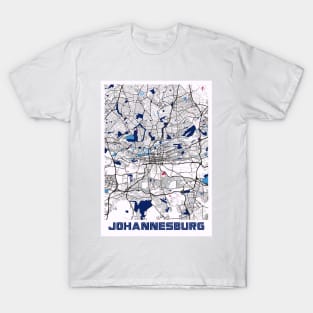 Johannesburg - South Africa MilkTea City Map T-Shirt